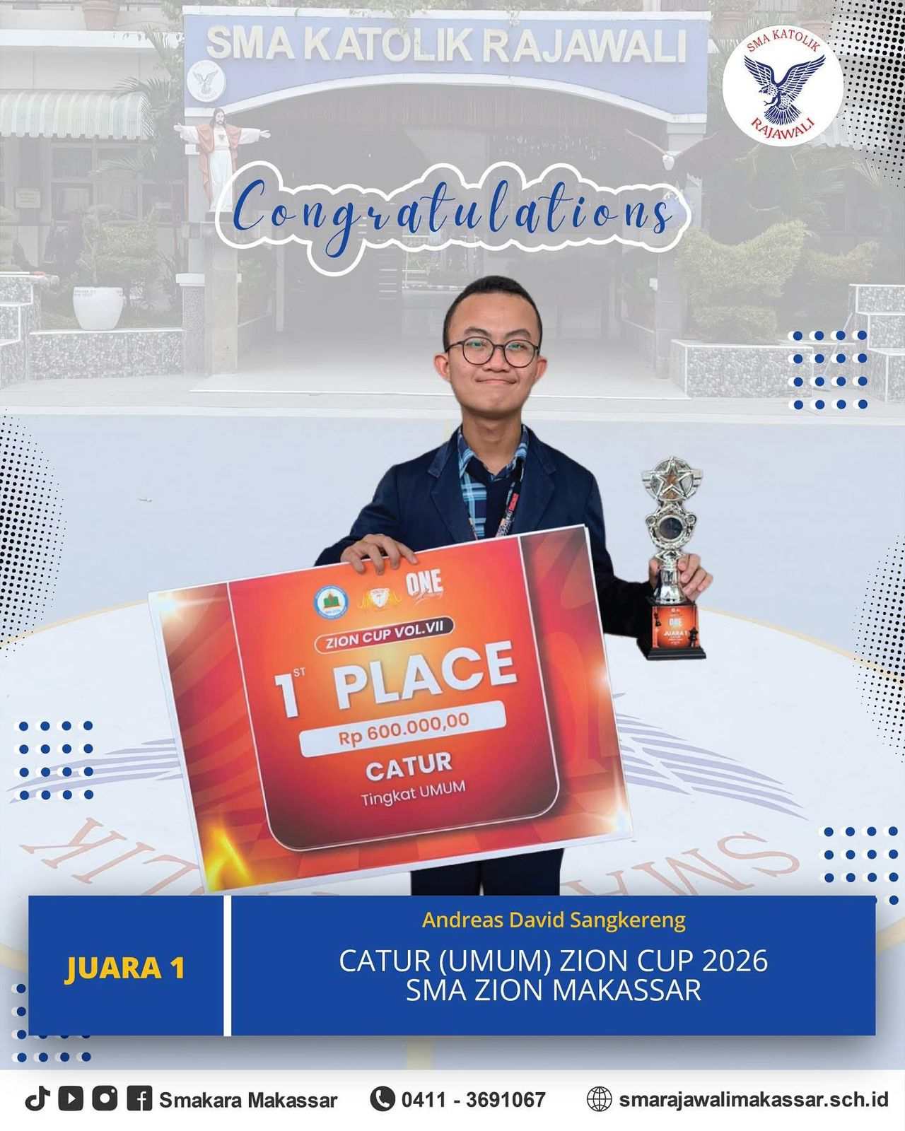Lomba Akademik Matematika dan Lomba Catur Zion Cup 2026